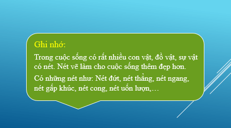 Giáo án điện tử Mĩ thuật lớp 1 Kết nối tri thức Chủ đề 3: Nét vẽ của em | PPT Mĩ thuật 1