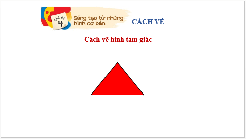 Giáo án điện tử Mĩ thuật lớp 1 Kết nối tri thức Chủ đề 4: Sáng tạo từ những hình cơ bản | PPT Mĩ thuật 1