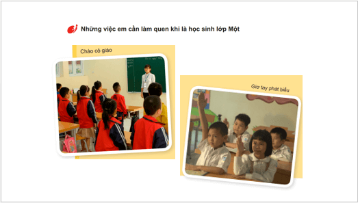 Giáo án điện tử Mĩ thuật lớp 1 Kết nối tri thức Chủ đề 9: Em là học sinh lớp 1 | PPT Mĩ thuật 1