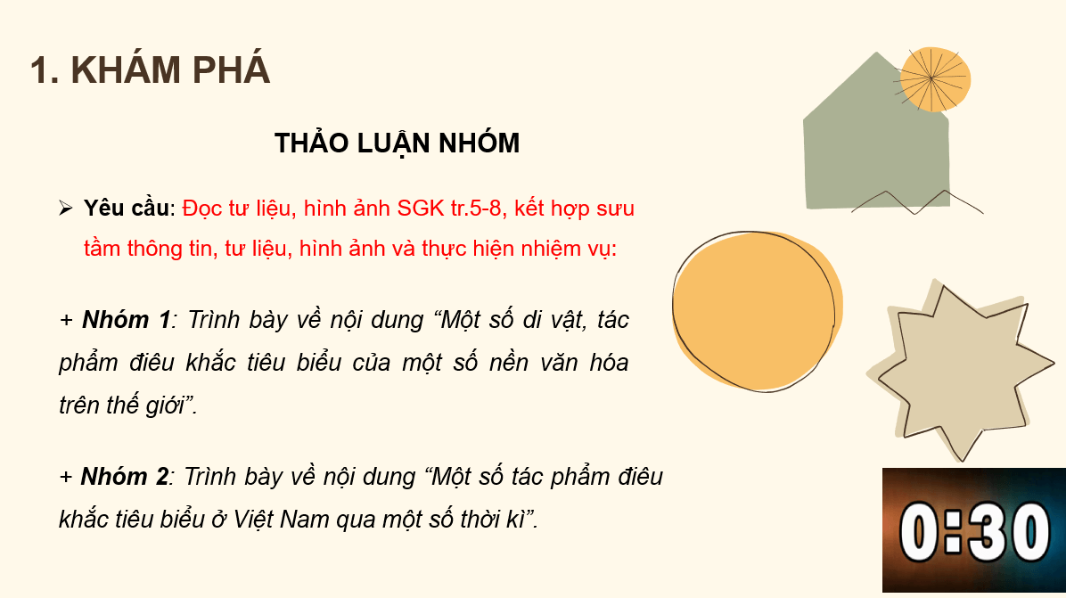 Giáo án điện tử Mĩ thuật 10 Kết nối tri thức Bài 1: Khái quát về nghệ thuật điêu khắc | PPT Mĩ thuật 10