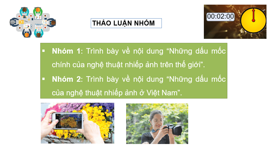 Giáo án điện tử Mĩ thuật 10 Kết nối tri thức Bài 1: Khái quát về nghệ thuật nhiếp ảnh | PPT Mĩ thuật 10