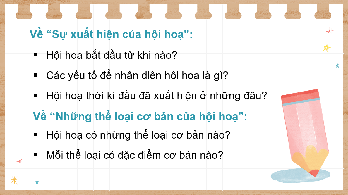 Giáo án điện tử Mĩ thuật 10 Kết nối tri thức Bài 1: Khái quát về nghệ thuật hội họa | PPT Mĩ thuật 10