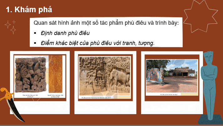 Giáo án điện tử Mĩ thuật 10 Kết nối tri thức Bài 2: Phù điêu | PPT Mĩ thuật 10