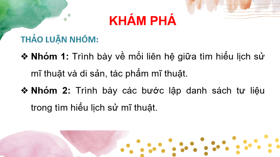 Giáo án điện tử Mĩ thuật 10 Kết nối tri thức Bài 3: Một số nét tiêu biểu của mĩ thuật Việt Nam | PPT Mĩ thuật 10