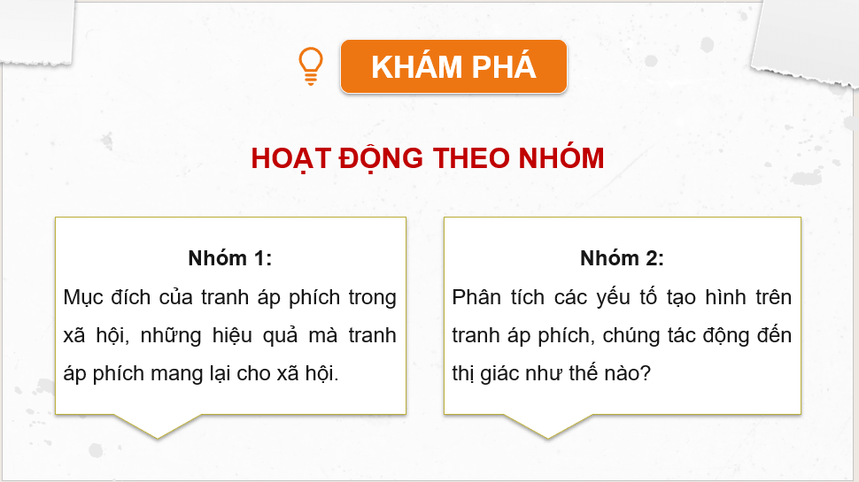 Giáo án điện tử Mĩ thuật 12 Kết nối tri thức Bài 1: Khái quát về tranh áp phích | PPT Mĩ thuật 12
