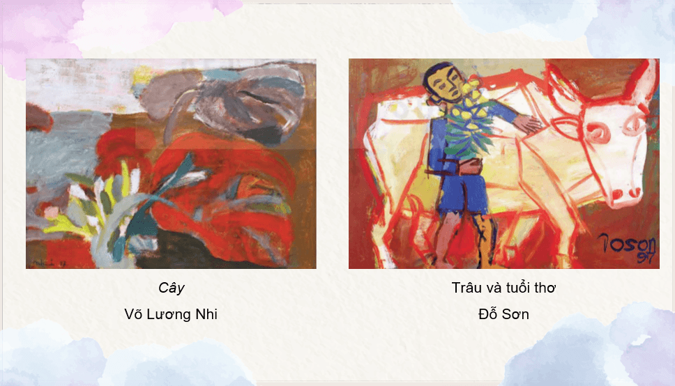 Giáo án điện tử Mĩ thuật 12 Kết nối tri thức Bài 2: Tranh màu bột | PPT Mĩ thuật 12