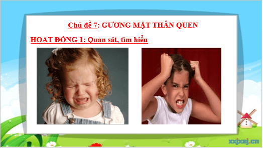 Giáo án điện tử Mĩ thuật lớp 2 Kết nối tri thức Chủ đề 7: Gương mặt thân quen | PPT Mĩ thuật 2