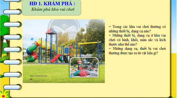 Giáo án điện tử Mĩ thuật lớp 3 Chân trời sáng tạo Bài 2: Khu vui chơi của chúng em | PPT Mĩ thuật 3