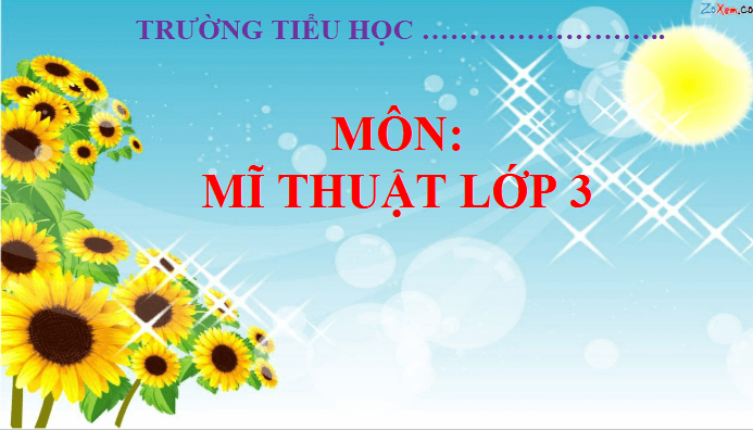 Giáo án điện tử Mĩ thuật lớp 3 Chân trời sáng tạo Bài 3: Phong cảnh mùa thu | PPT Mĩ thuật 3