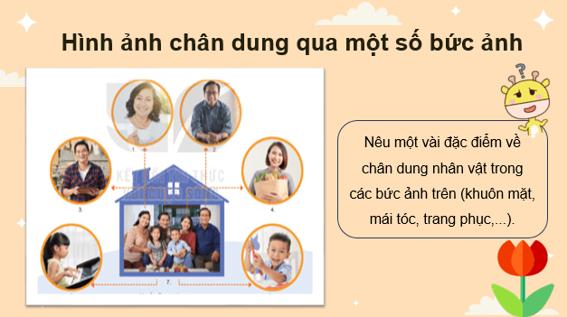 Giáo án điện tử Mĩ thuật lớp 3 Kết nối tri thức Chủ đề 8: Chân dung người thân trong gia đình | PPT Mĩ thuật 3