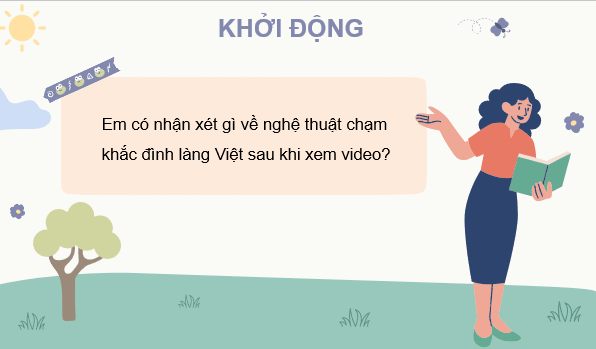 Giáo án điện tử Mĩ thuật lớp 4 Kết nối tri thức Chủ đề 1: Vẻ đẹp trong điêu khắc đình làng Việt Nam | PPT Mĩ thuật 4