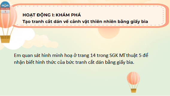 Giáo án điện tử Mĩ thuật lớp 5 Chân trời sáng tạo Bài 1: Thiên nhiên trong tranh in | PPT Mĩ thuật 5