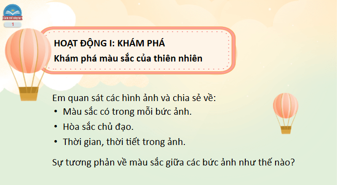 Giáo án điện tử Mĩ thuật lớp 5 Chân trời sáng tạo Bài 2: Những sắc màu thiên nhiên | PPT Mĩ thuật 5