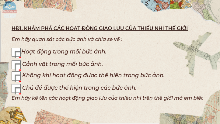 Giáo án điện tử Mĩ thuật lớp 5 Chân trời sáng tạo Bài 2: Thiếu nhi thế giới với hoà bình | PPT Mĩ thuật 5