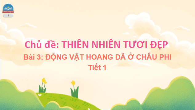 Giáo án điện tử Mĩ thuật lớp 5 Chân trời sáng tạo Bài 3: Động vật hoang dã ở châu Phi | PPT Mĩ thuật 5