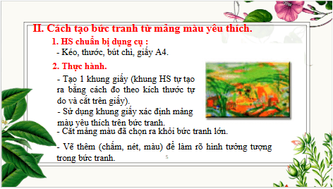 Giáo án điện tử Mĩ thuật 6 Chân trời sáng tạo Bài 1: Tranh vẽ theo giai điệu âm nhạc | PPT Mĩ thuật 6