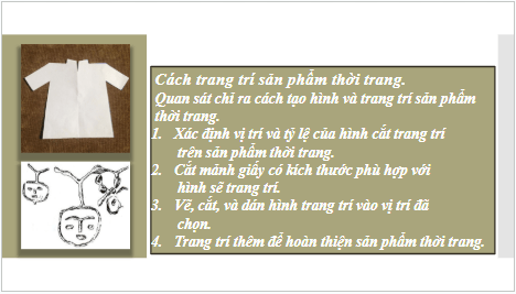 Giáo án điện tử Mĩ thuật 6 Chân trời sáng tạo Bài 2: Thời trang với hình vẽ thời Tiền sử | PPT Mĩ thuật 6