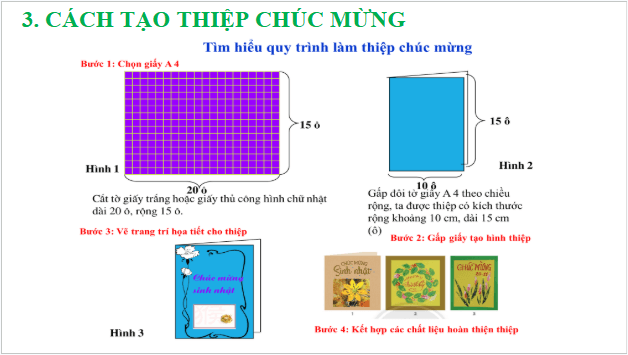Giáo án điện tử Mĩ thuật 6 Chân trời sáng tạo Bài 4: Thiệp chúc mừng | PPT Mĩ thuật 6
