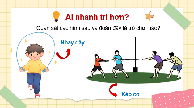 Giáo án điện tử Mĩ thuật 6 Kết nối tri thức Bài 9: Sáng tạo mĩ thuật với trò chơi dân gian | PPT Mĩ thuật 6