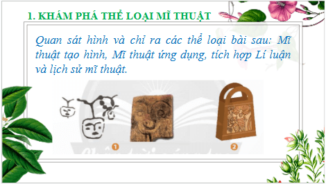 Giáo án điện tử Mĩ thuật 6 Chân trời sáng tạo Bài tổng kết: Các hình thức mĩ thuật | PPT Mĩ thuật 6