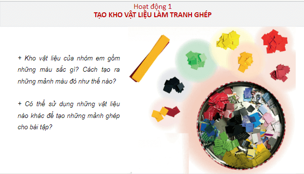 Giáo án điện tử Mĩ thuật 7 Chân trời sáng tạo Bài 12: Những mảnh ghép thú vị | PPT Mĩ thuật 7