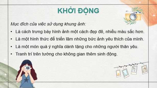 Giáo án điện tử Mĩ thuật 7 Kết nối tri thức Bài 14: Thiết kế khung ảnh từ vật liệu sẵn có | PPT Mĩ thuật 7