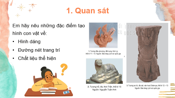 Giáo án điện tử Mĩ thuật 7 Kết nối tri thức Bài 15: Di sản mĩ thuật Việt Nam thời kì trung đại | PPT Mĩ thuật 7