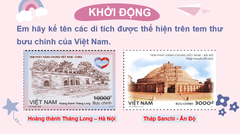 Giáo án điện tử Mĩ thuật 7 Kết nối tri thức Bài 4: Hình ảnh di tích trong thiết kế tem bưu chính | PPT Mĩ thuật 7