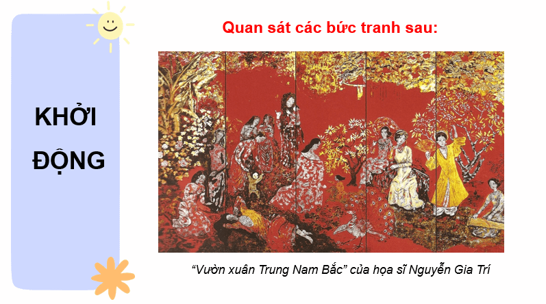 Giáo án điện tử Mĩ thuật 7 Kết nối tri thức Bài 5: Yếu tố dân tộc trong tranh của một số hoạ sĩ | PPT Mĩ thuật 7
