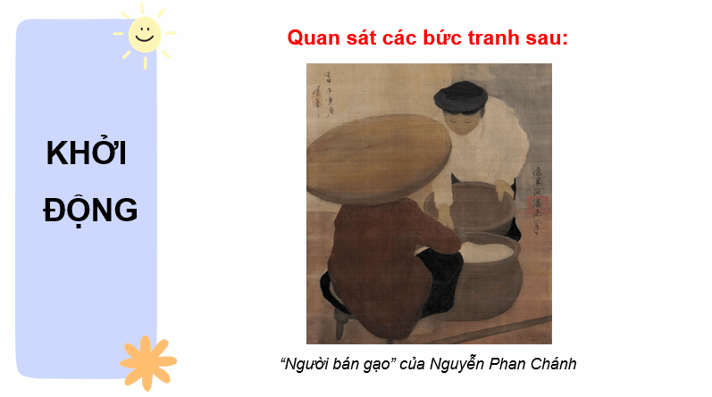 Giáo án điện tử Mĩ thuật 7 Kết nối tri thức Bài 5: Yếu tố dân tộc trong tranh của một số hoạ sĩ | PPT Mĩ thuật 7