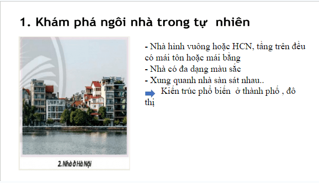 Giáo án điện tử Mĩ thuật 7 Chân trời sáng tạo Bài 7: Ngôi nhà trong tranh | PPT Mĩ thuật 7