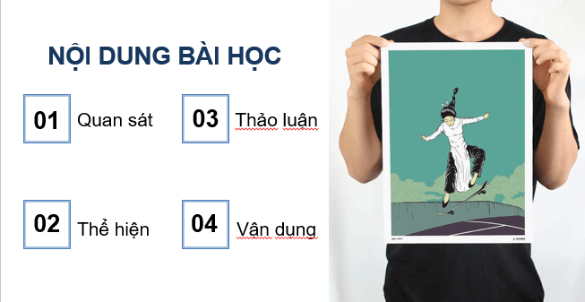 Giáo án điện tử Mĩ thuật 8 Kết nối tri thức Bài 12: Thiết kế, trang trí áo phông | PPT Mĩ thuật 8