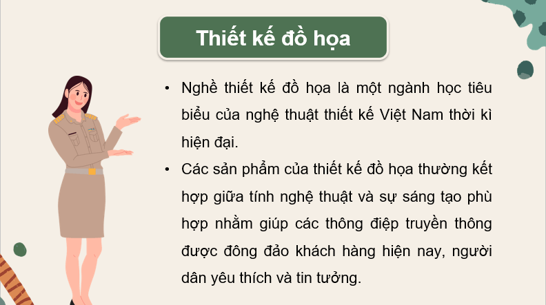 Giáo án điện tử Mĩ thuật 8 Kết nối tri thức Bài 14: Nghệ thuật thiết kế Việt Nam thời kì hiện đại | PPT Mĩ thuật 8