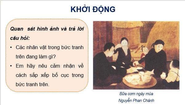 Giáo án điện tử Mĩ thuật 8 Kết nối tri thức Bài 2: Một số dạng bố cực trong tranh sinh hoạt | PPT Mĩ thuật 8