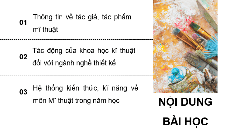 Giáo án điện tử Mĩ thuật 8 Kết nối tri thức Kiểm tra, trưng bày sản phẩm cuối năm | PPT Mĩ thuật 8