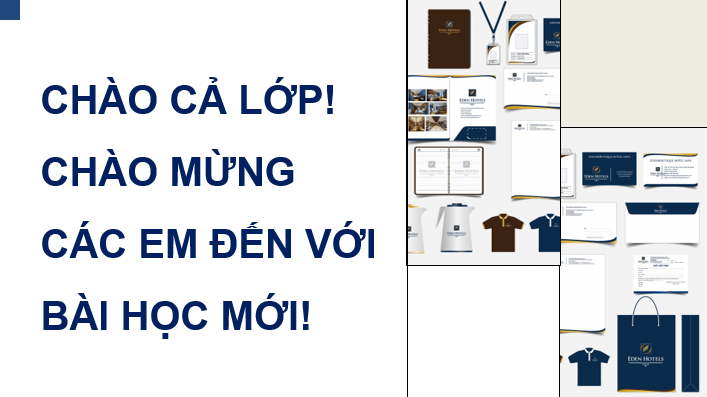 Giáo án điện tử Mĩ thuật 9 Kết nối tri thức Bài 8: Thiết kế hình ảnh nhận diện thương hiệu | PPT Mĩ thuật 9