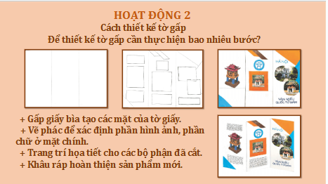 Giáo án điện tử Mĩ thuật 9 Chân trời sáng tạo Bài 8: Thiết kế tờ gấp | PPT Mĩ thuật 9