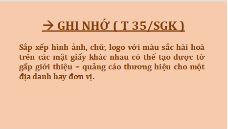 Giáo án điện tử Mĩ thuật 9 Chân trời sáng tạo Bài 8: Thiết kế tờ gấp | PPT Mĩ thuật 9