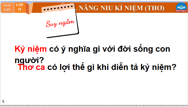 Giáo án điện tử bài Chiếc lá đầu tiên | PPT Văn 10 Chân trời sáng tạo