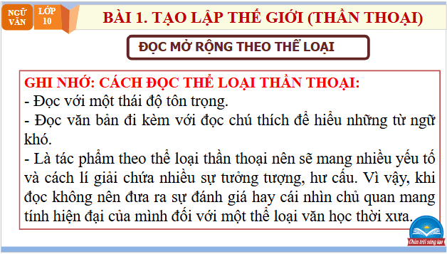 Giáo án điện tử bài Cuộc tu bổ lại các giống vật | PPT Văn 10 Chân trời sáng tạo