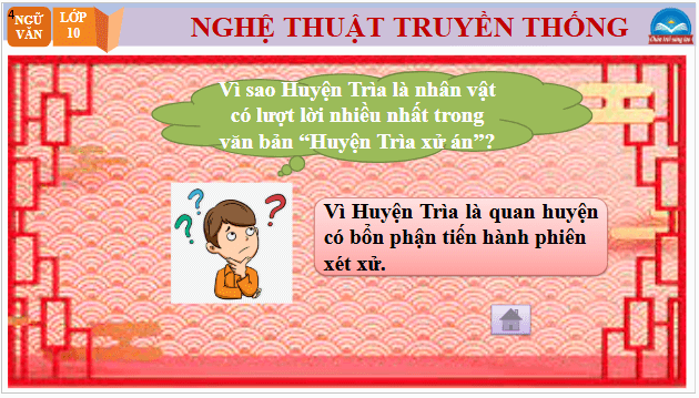 Giáo án điện tử bài Huyện Trìa, Đề Hầu, Thầy Nghêu mắc lỡm Thị Hến | PPT Văn 10 Chân trời sáng tạo