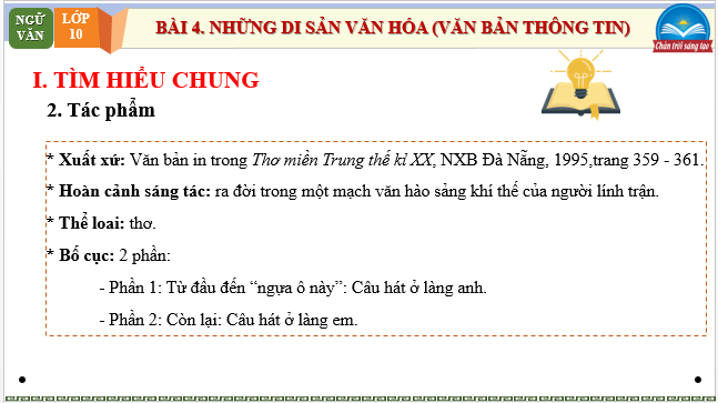 Giáo án điện tử bài Lí ngựa ô ở hai vùng đất | PPT Văn 10 Chân trời sáng tạo