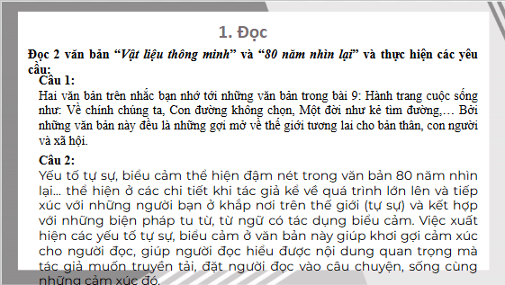 Giáo án điện tử bài Luyện tập và vận dụng trang 125, 126, 127 Tập 2 | PPT Văn 10 Kết nối tri thức