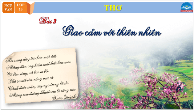 Giáo án điện tử bài Nắng đã hanh rồi | PPT Văn 10 Chân trời sáng tạo