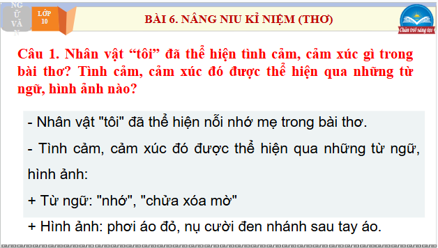 Giáo án điện tử bài Nắng mới | PPT Văn 10 Chân trời sáng tạo