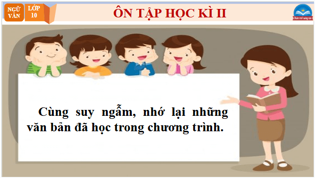 Giáo án điện tử bài Ôn tập cuối học kì 2 | PPT Văn 10 Chân trời sáng tạo