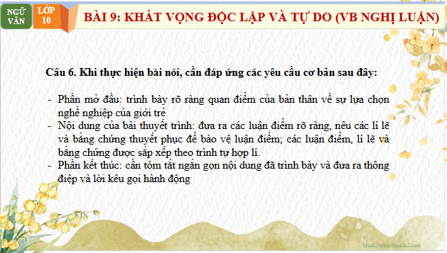 Giáo án điện tử bài Ôn tập trang 113 Tập 2 | PPT Văn 10 Chân trời sáng tạo