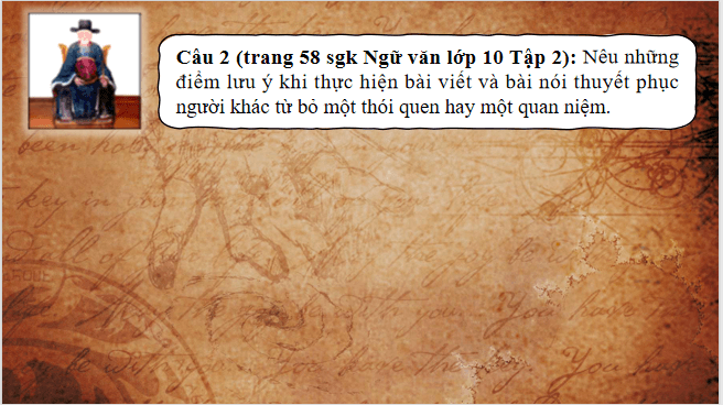 Giáo án điện tử bài Ôn tập trang 58 Tập 2 | PPT Văn 10 Chân trời sáng tạo