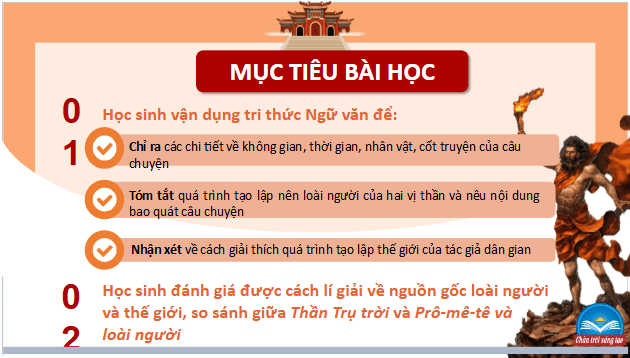 Giáo án điện tử bài Prô-mê-tê và loài người | PPT Văn 10 Chân trời sáng tạo