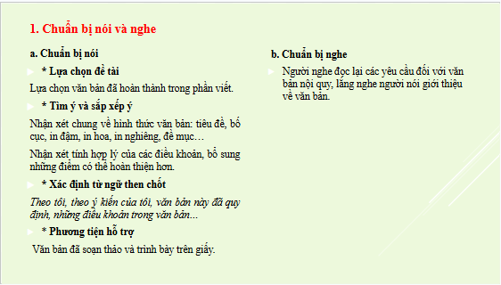 Giáo án điện tử bài Thảo luận về văn bản nội quy hoặc văn bản hướng dẫn nơi công cộng | PPT Văn 10 Kết nối tri thức